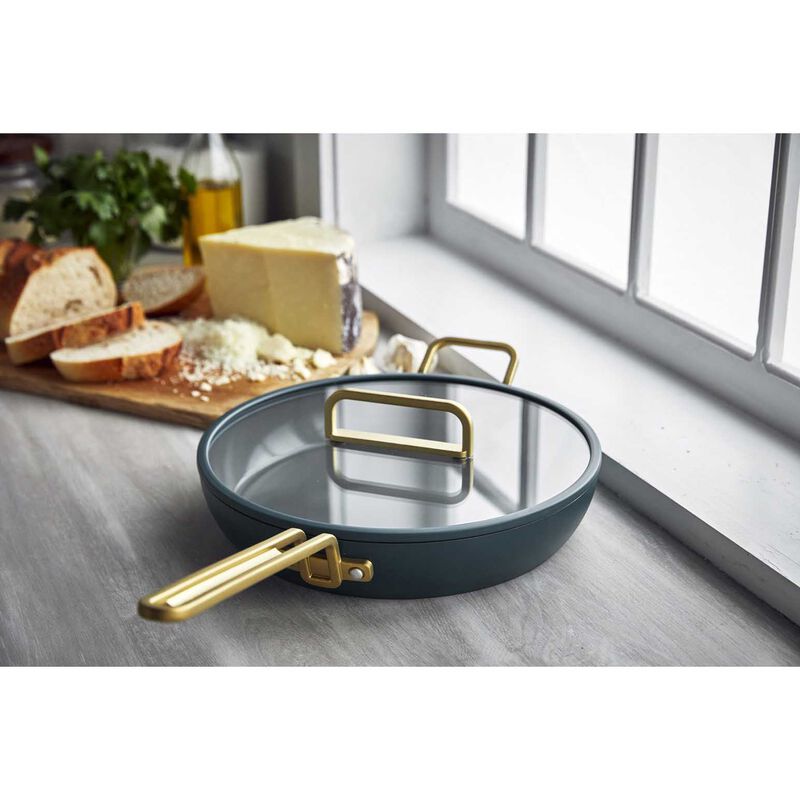 GreenPan Stanley Tucci Covered Frypan 30cm - Venetian Teal image number 2